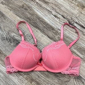 Aerie Pink Lace Bra